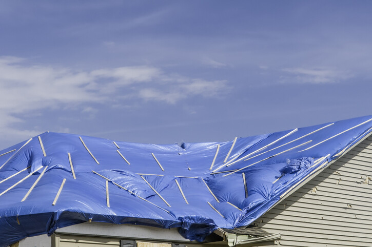 Roof Tarping by Arruda Roofing LLC